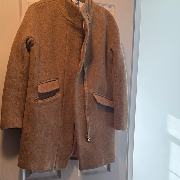 J.Crew Italian Stadium Cloth Coat in lite brown - Picture 3 of 3
